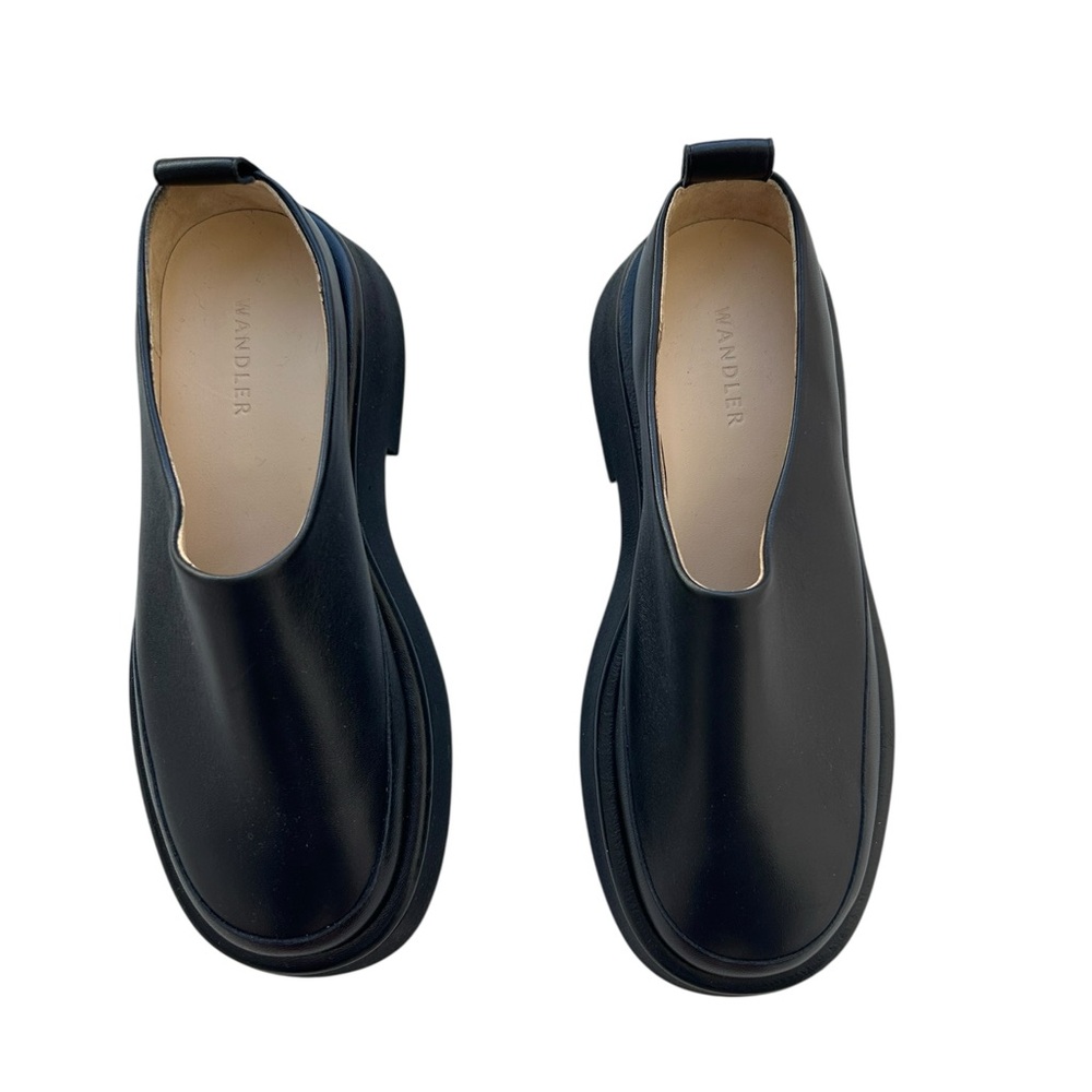 Wandler Rosa Platform Shoes Mules Loafers Black Size 36.5 - Picture 3 of 9